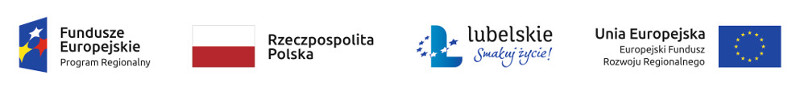 Logotypy Funduszy Europejskich - Europejski Fundusz Rozwoju Regionalnego